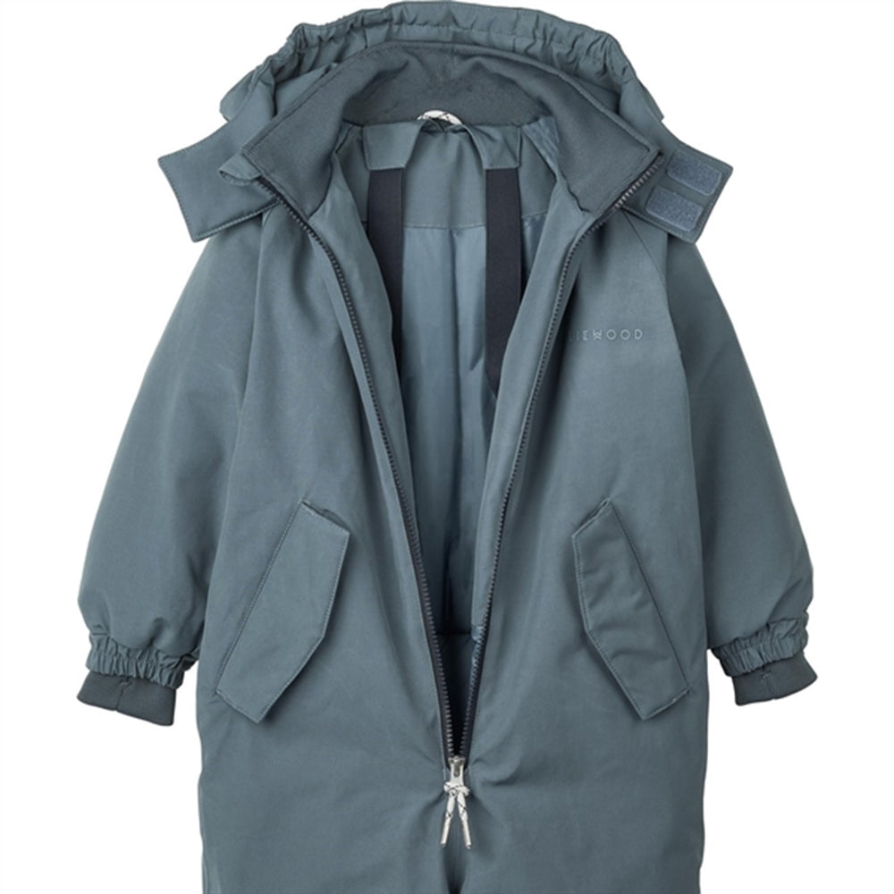 Sne Flyverdragt Whale Blue - LieWood → Luksusbaby.dk