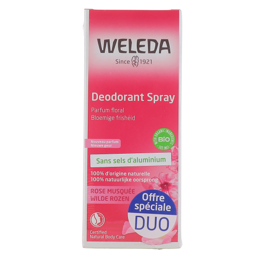 Déodorant à la rose Weleda