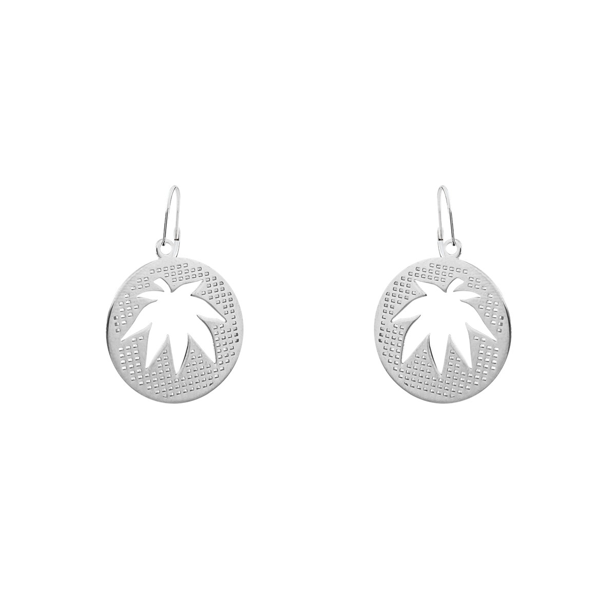 Boucles d'oreilles en argent 925 rhodié