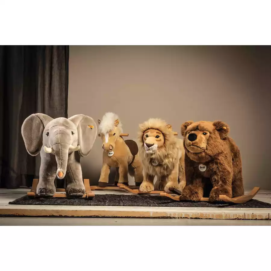 Steiff Schaukeltier Leo Löwe goldblond, 70 cm