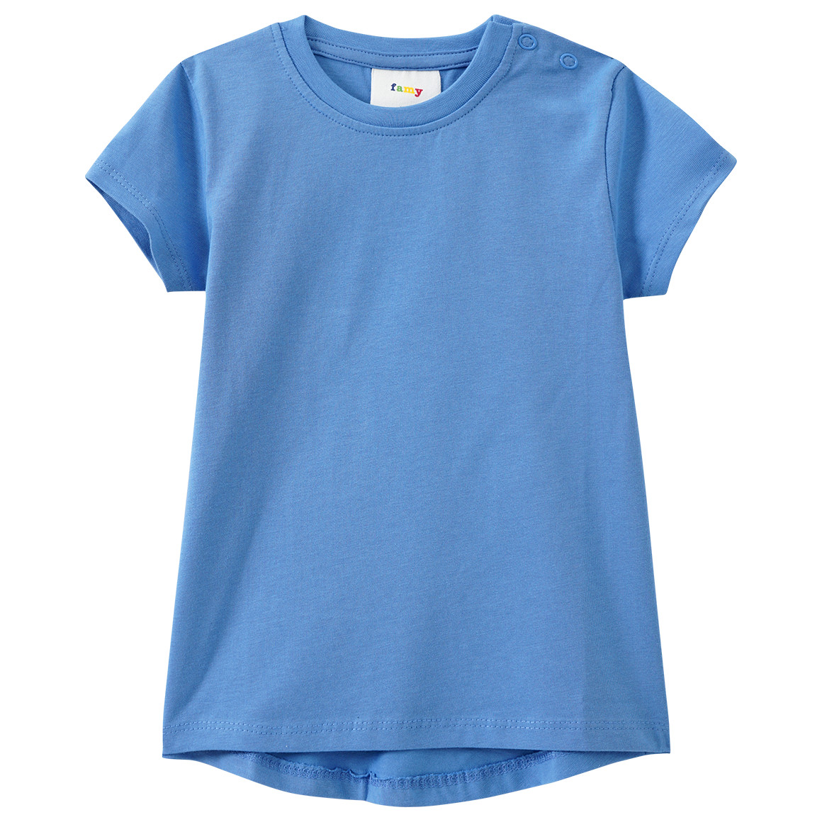 Famy 3 Baby T-Shirts im Basic-Look blau / weiss / rosa