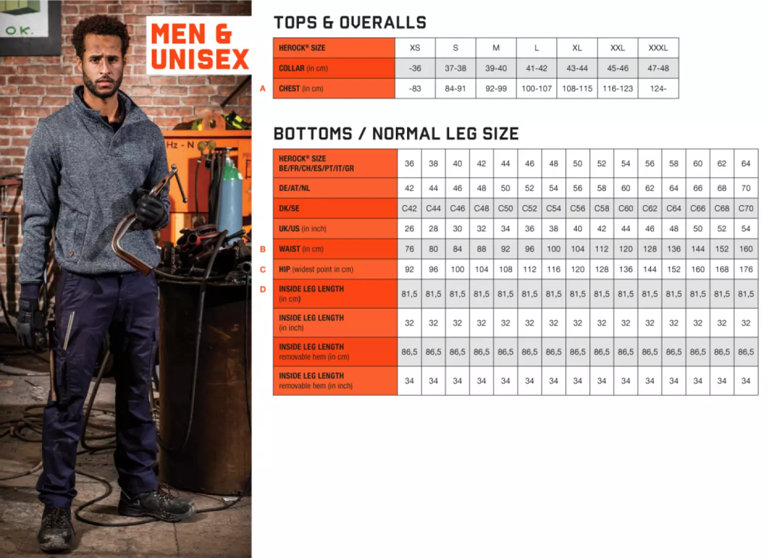 Herock Dagan Werkbroek - Zwart - Maat 60 - Experts
