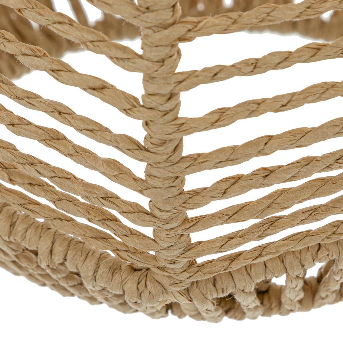 SUSPENSION CORDE CAREN NATUREL D.24CM