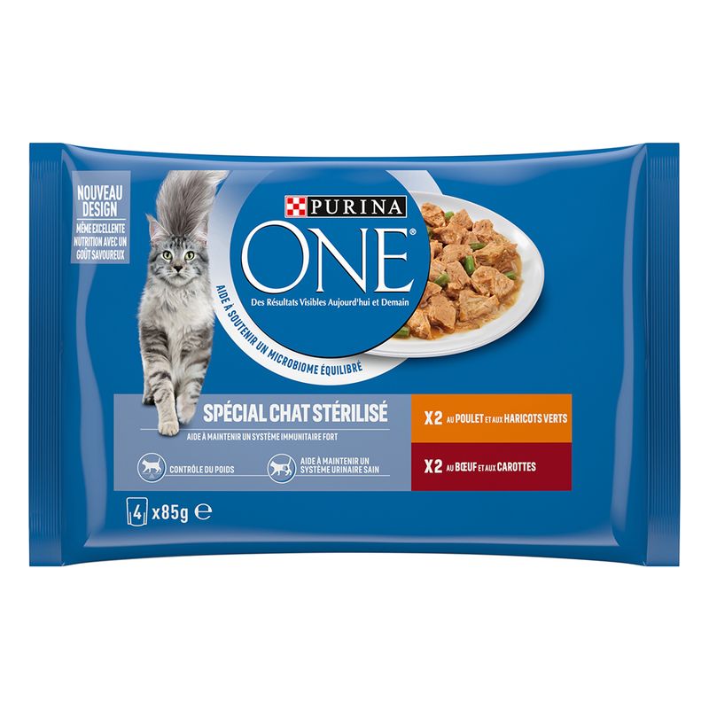Lot mixte PURINA ONE 8 x 85 g