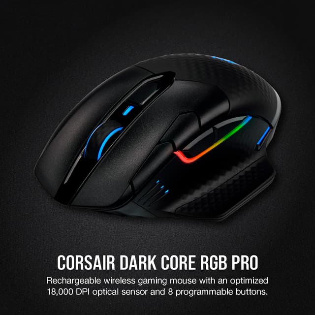 Corsair Dark Core Pro RGB trådøs gaming mus