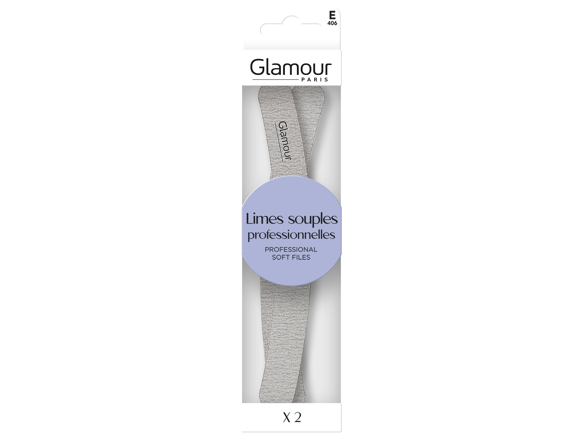 LIMA DE UNHAS SUAVE PROFISSIONAL GLAMOUR INSTITUT 2UN