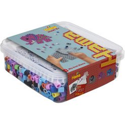 Hama Perles à repasser maxi + plaque 'Éléphant', boîte