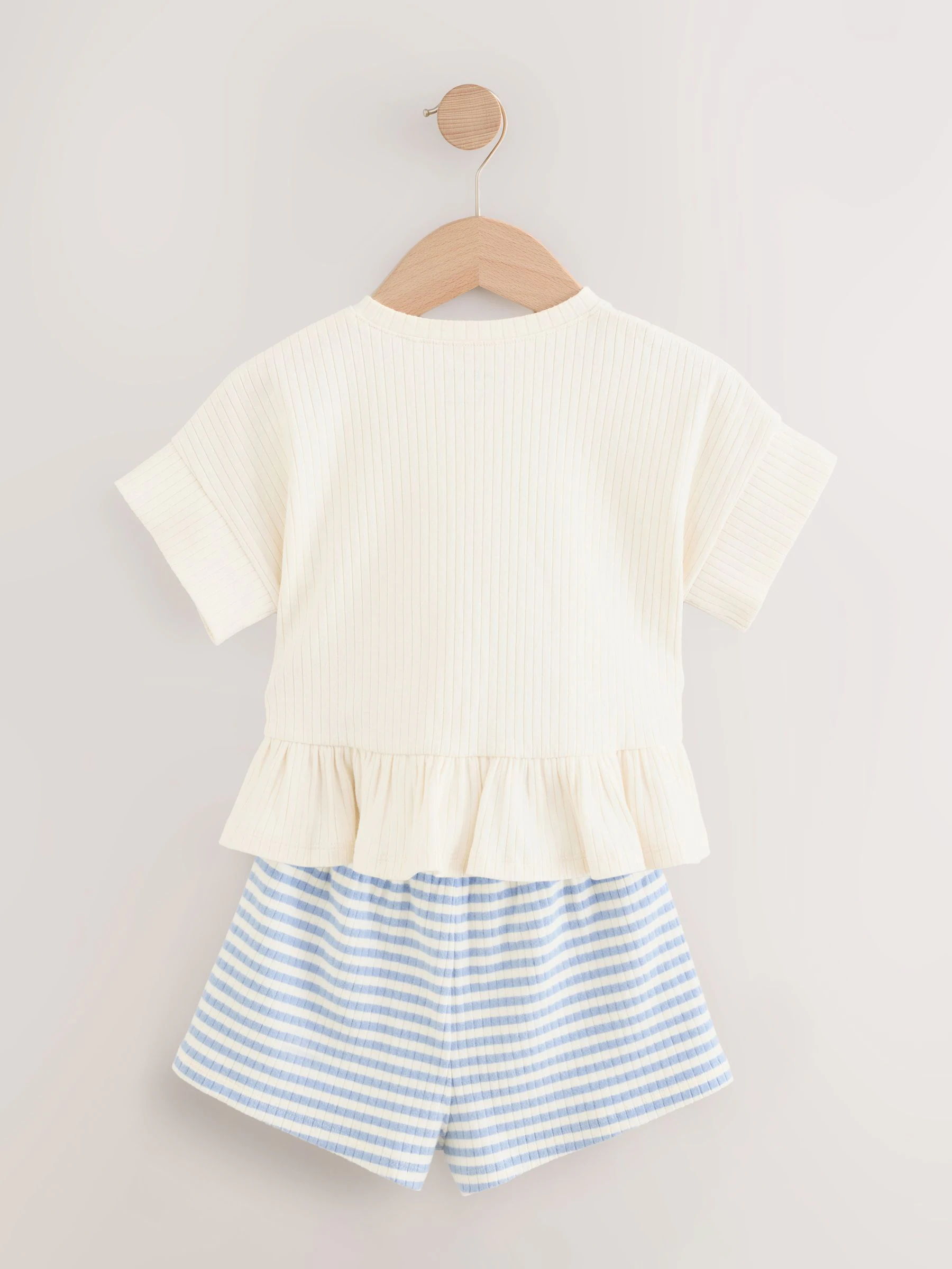 Roze - T-shirt en shorts verpakking van 2 stuks (3 mnd - 7 jr)
