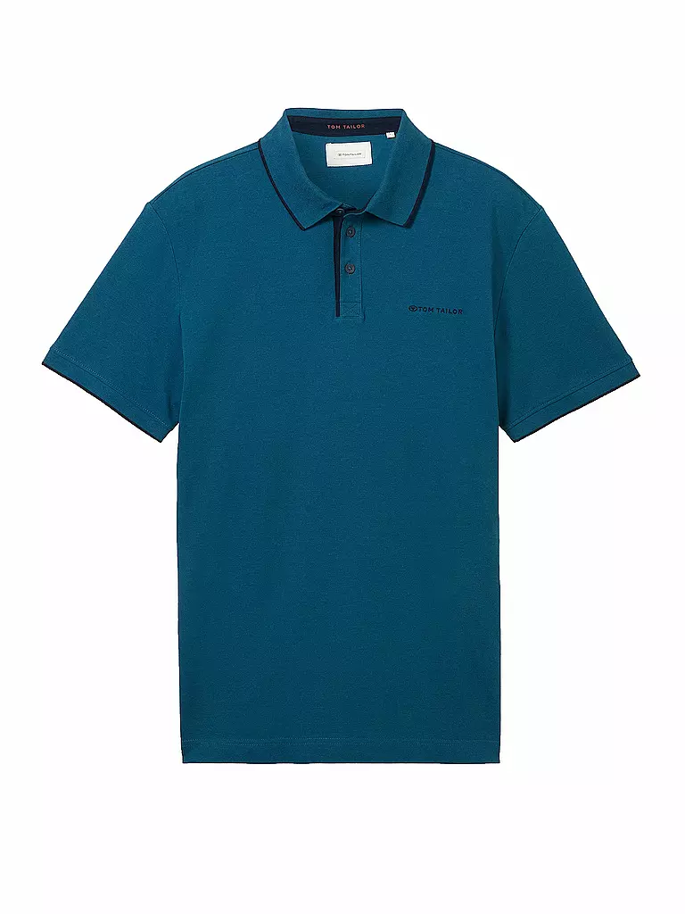 TOM TAILOR Poloshirt Regular Fit petrol