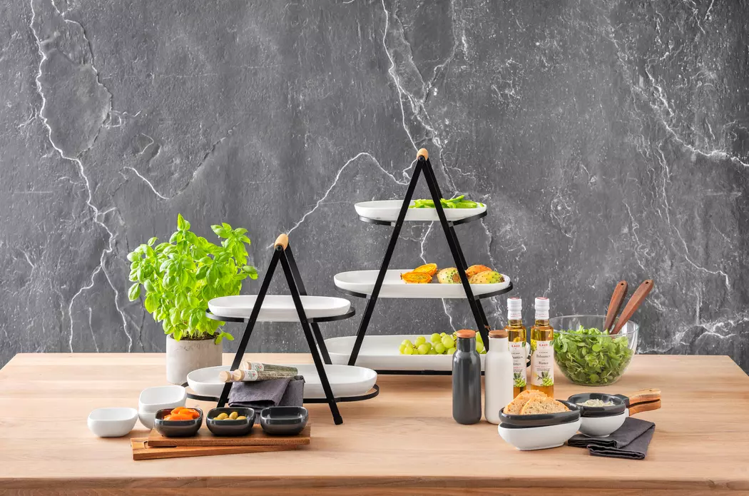 2-stöckige Etagere Serve & Share