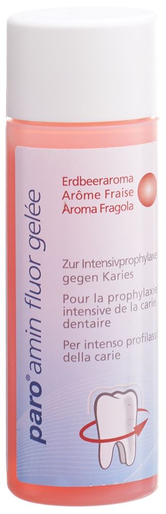 PARO Amin Fluor Gelée<br>200 ml, Flasche, Gel zur Anwendung in der Mundhöhle, Frut