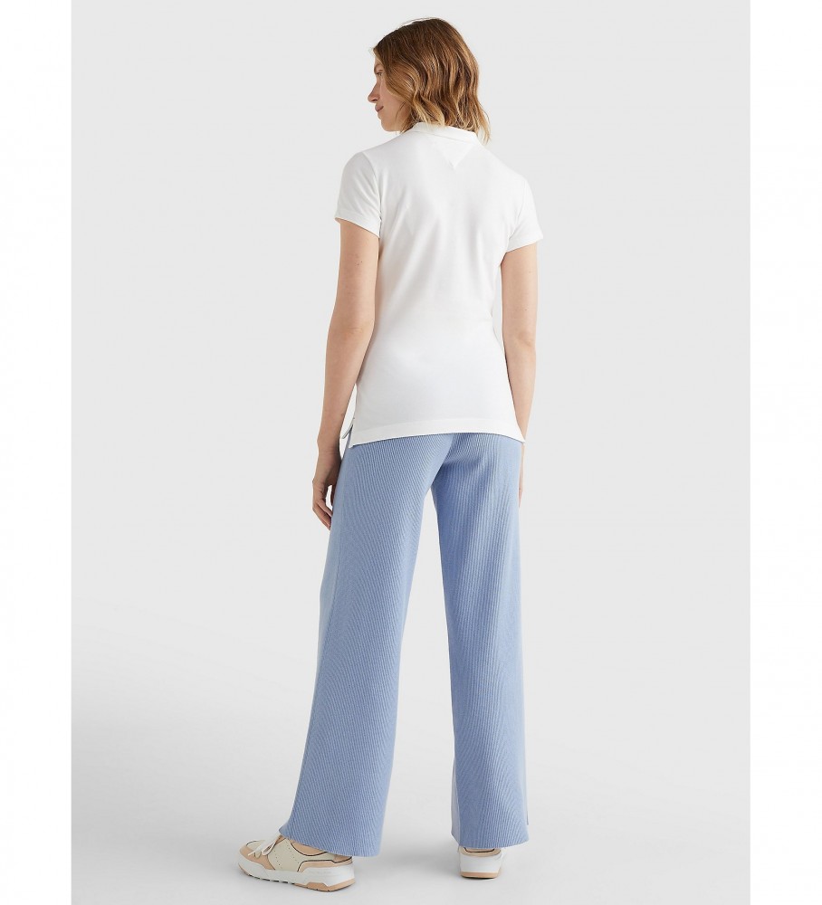 Polo Tommy Hilfiger Heritage Slim branca