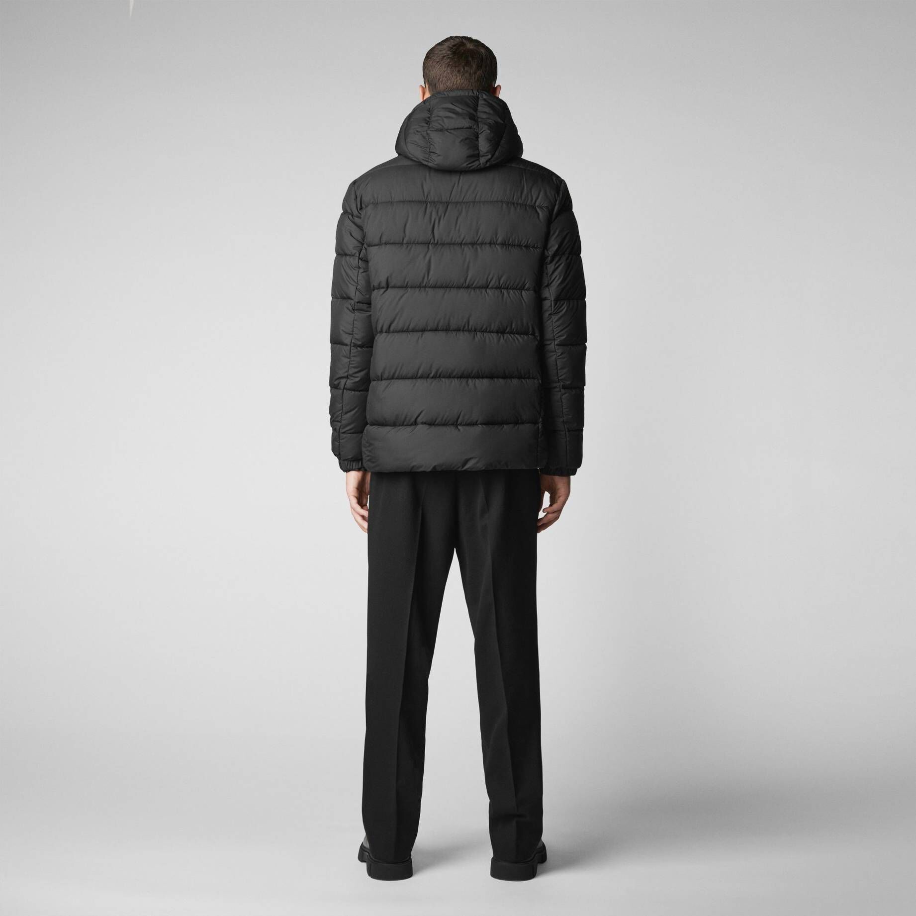 SAVE THE DUCK| Heren Steppjacke mit Kapuze BORIS