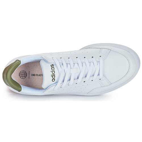 Adidas Sportswear - NOVA COURT - Blanc / Kaki