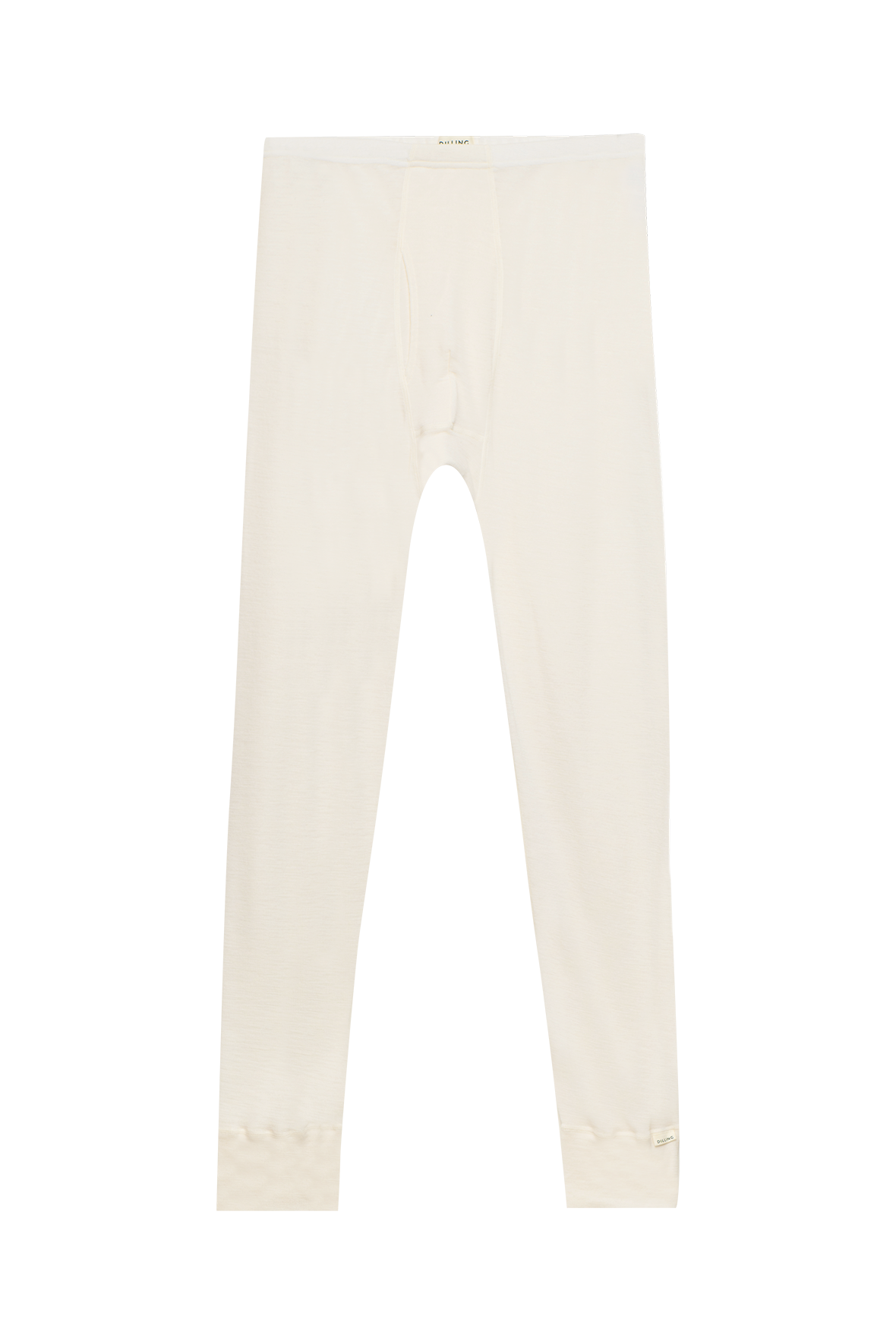 Plus size lange onderbroek met gulp van merinowol voor heren