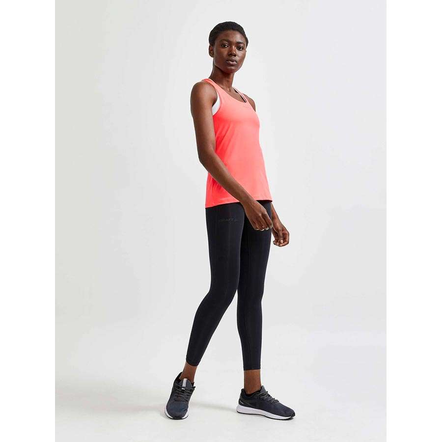 Craft ADV Essence Hardloopshirt Zonder Mouwen Lichtroze Dames