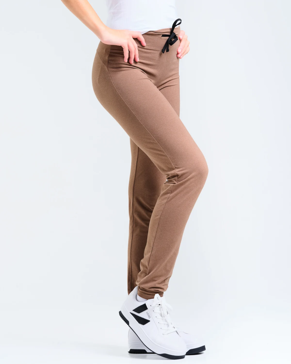 LEVITY Calm Pants Mole Brown Marl