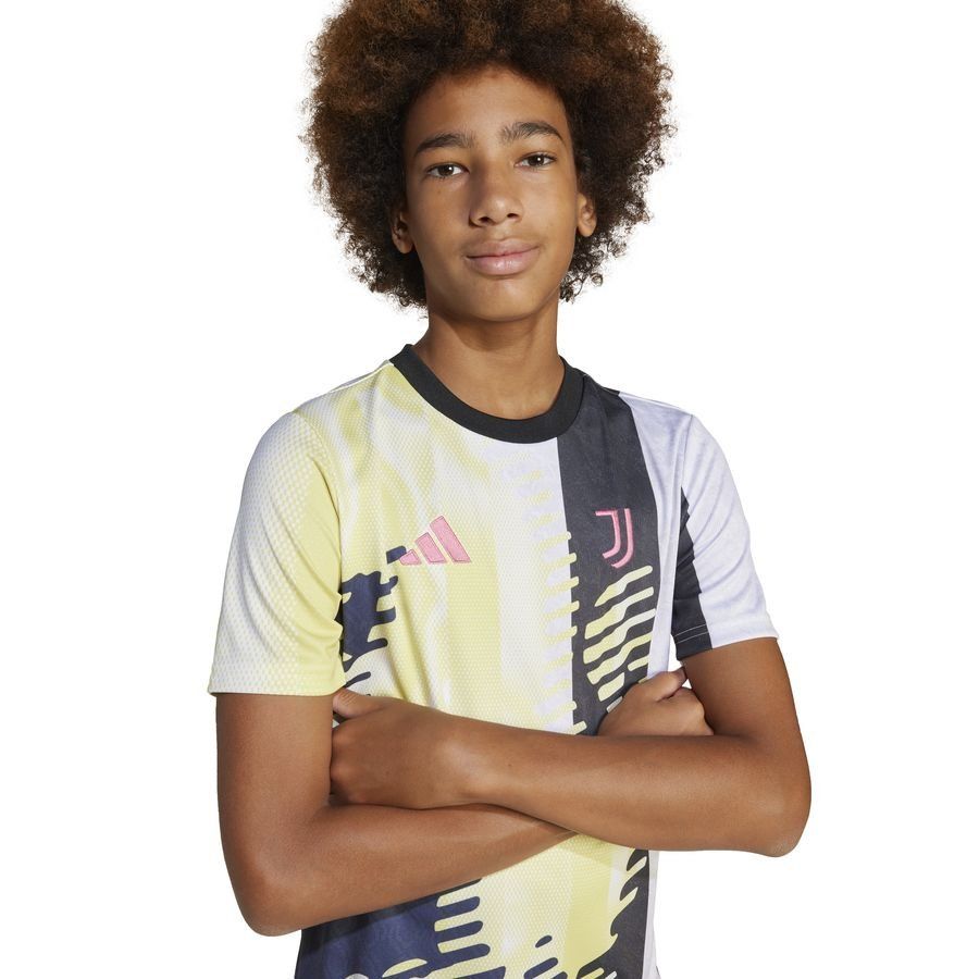Juventus T-shirt d'Entraînement Avant-Match - Pure Sulfur/Noir/Bleu Marine Enfant