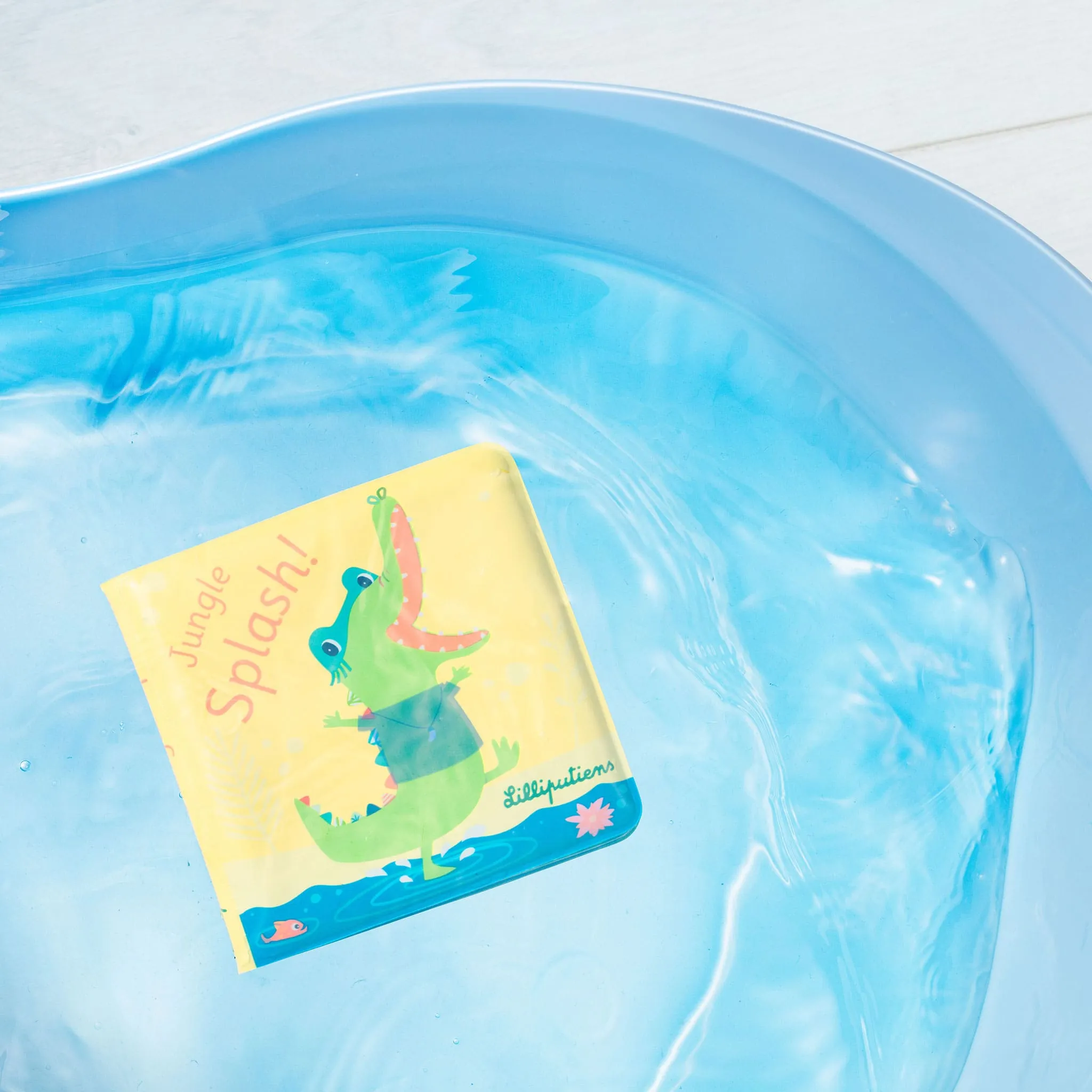 Lilliputiens Livre Bain Anatole Aligatore