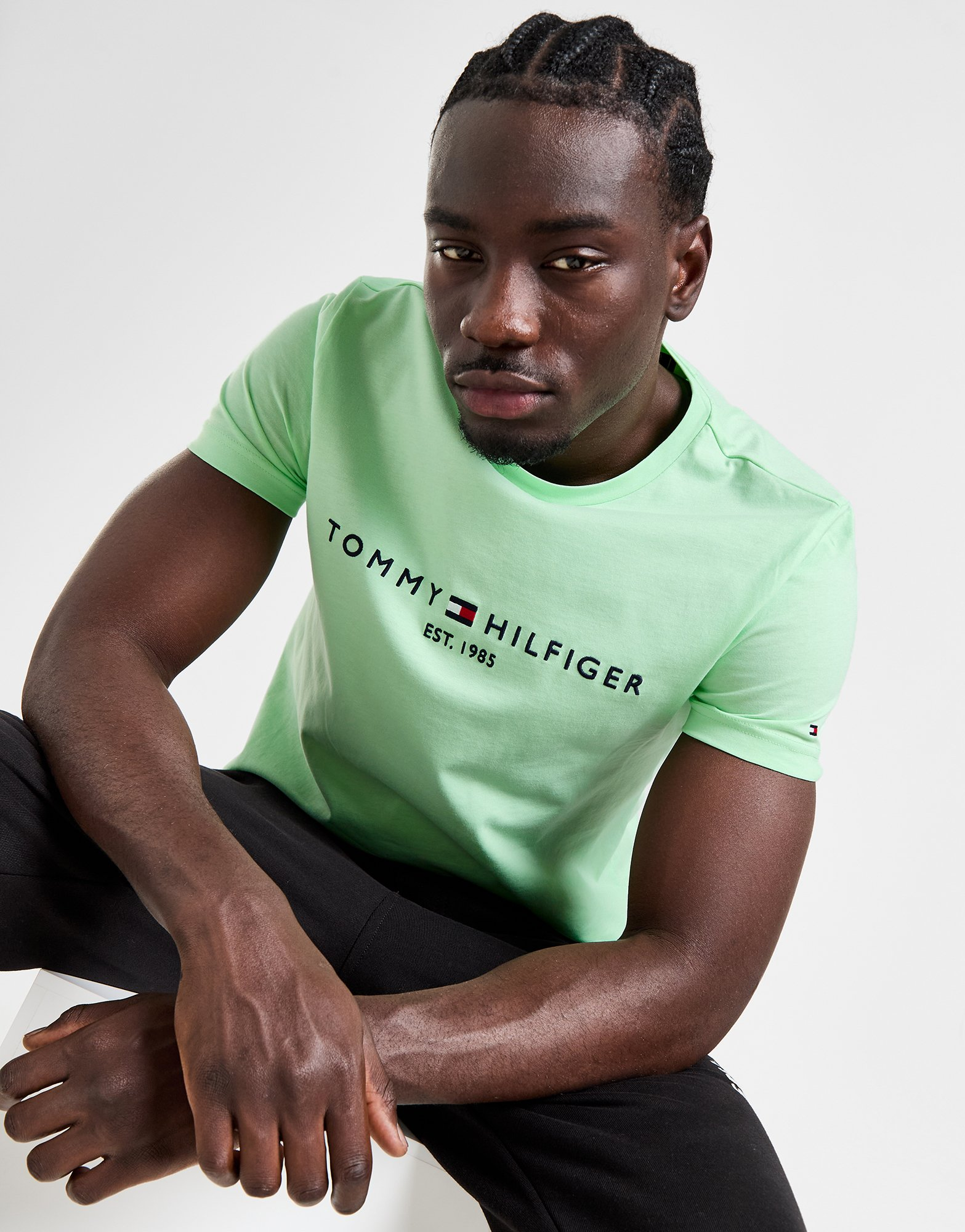 Tommy Hilfiger T-shirt Logo Brodé Homme