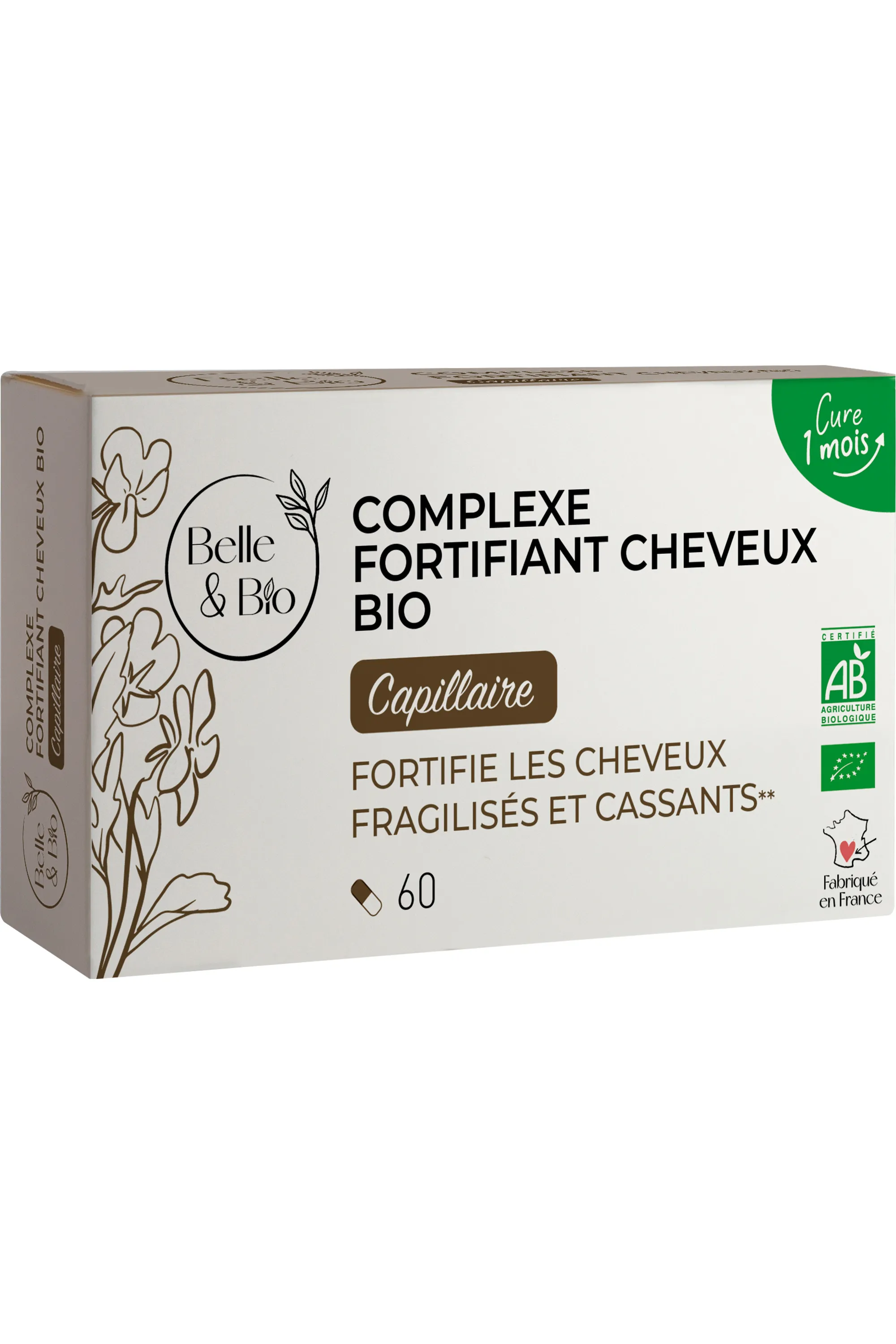 Belle & Bio Complément Alimentaire complexe fortifiant capillaire-21 g
