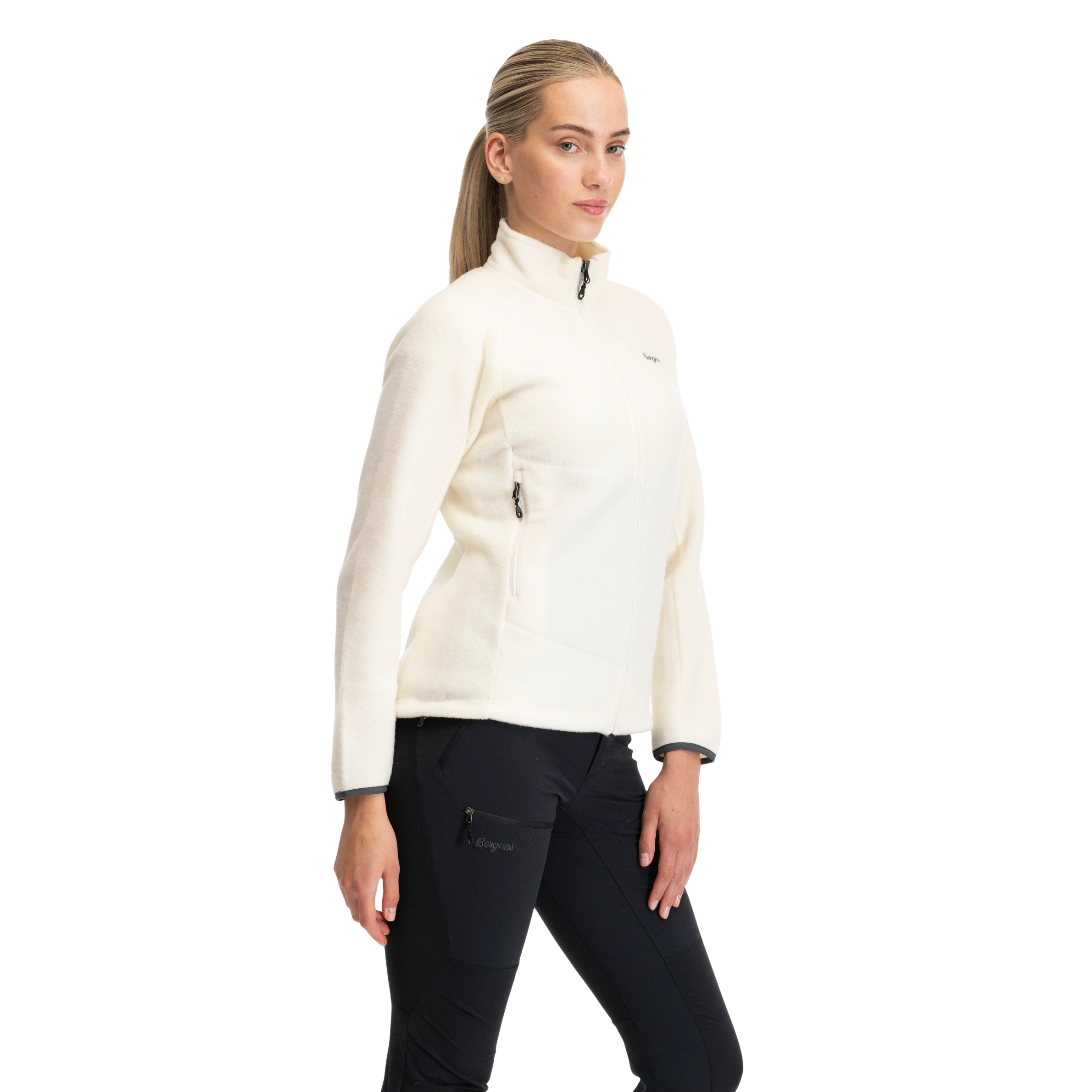 Rabot Merino Fleece Midlayer Jacket Women Vanilla White