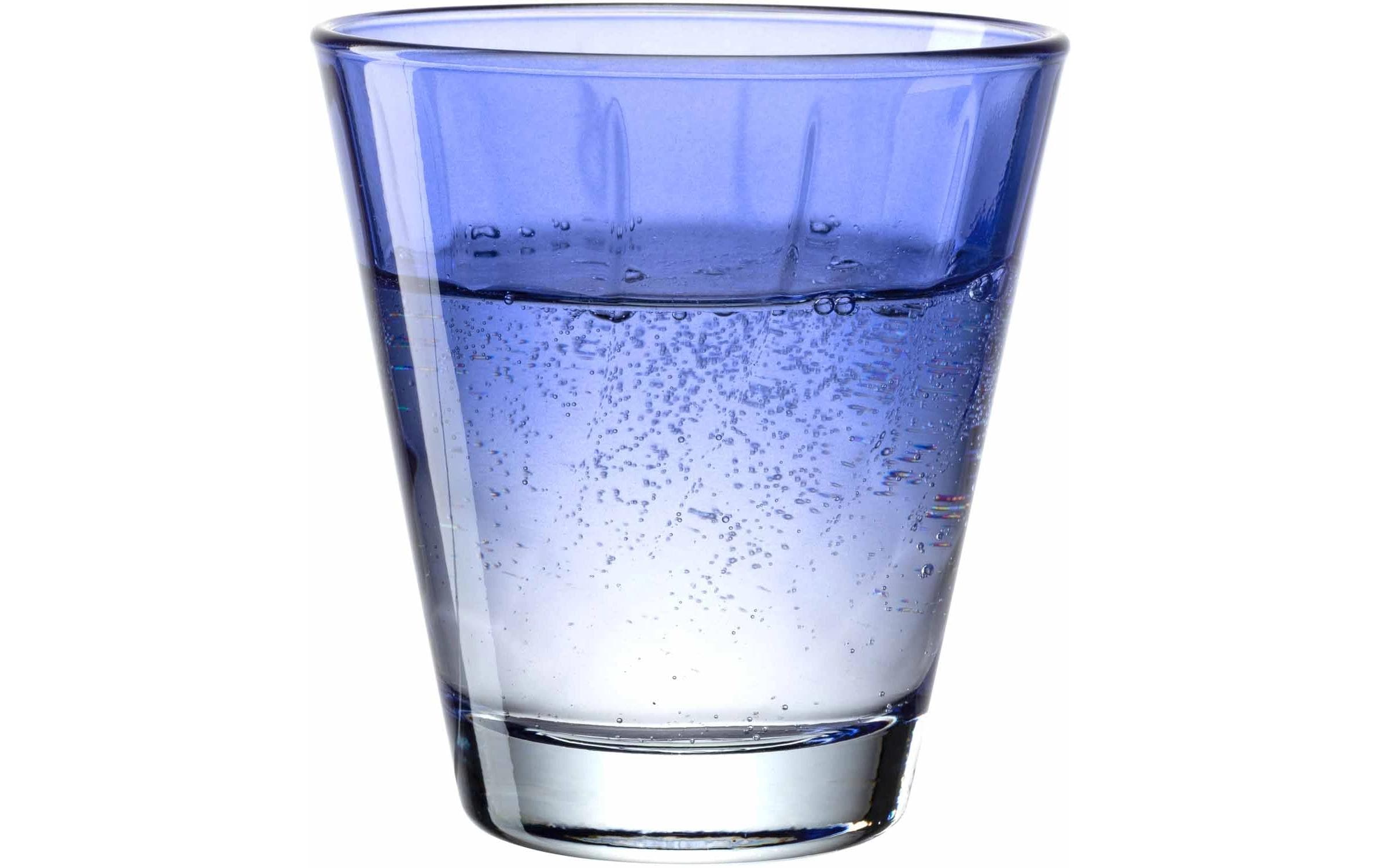Trinkglas Twist 215 ml, 4 Stück, BlauGetränkegläser-Set