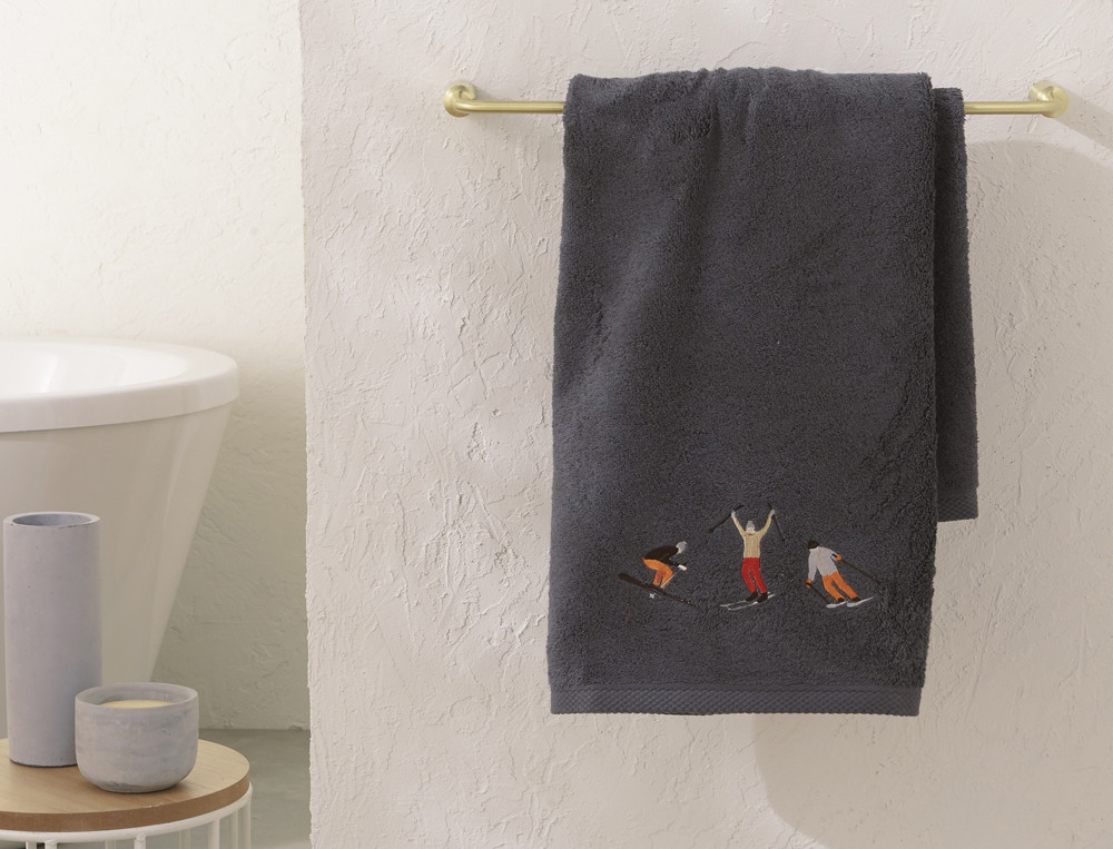 Drap de bain-Piste noire