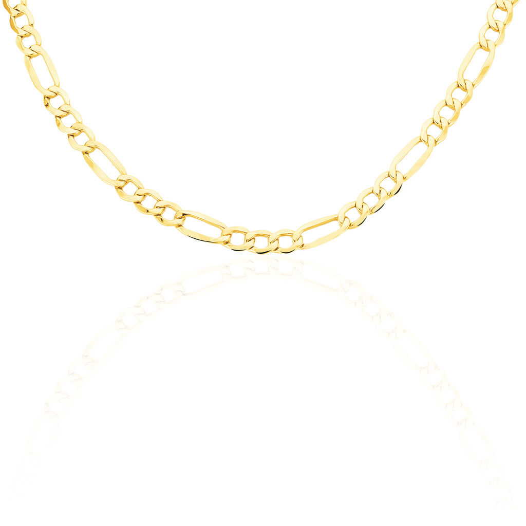 Chaîne Michaellaae Maille Alternée 1/3 Or Jaune