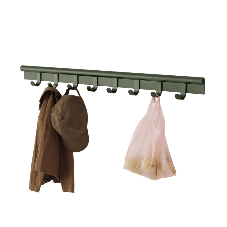Muuto Coil wandkapstok 100cm plum