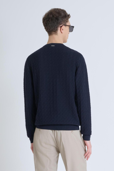 Antony Morato blauwe heren trui