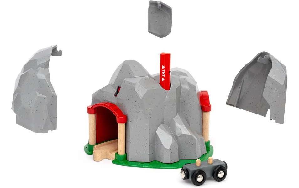 BRIO World Exploding TunnelSprengtunnel mit Waggon