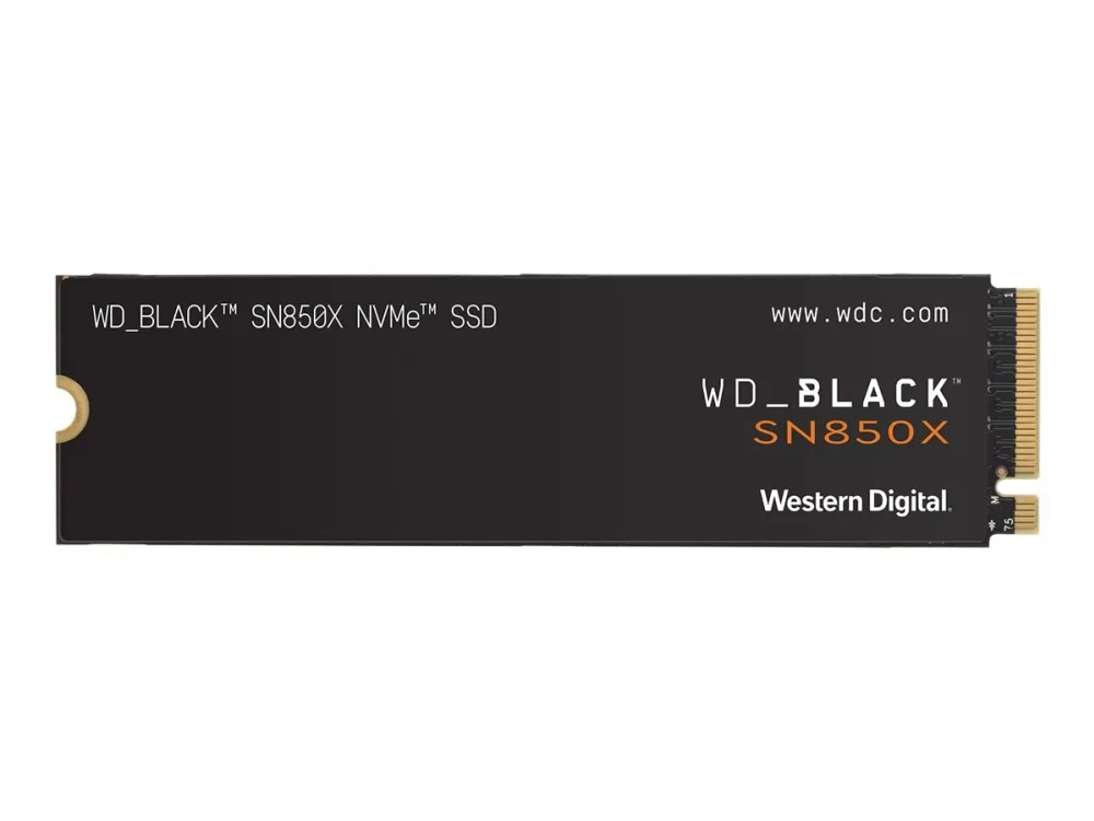 WD_BLACK SN850X NVMe SSD WDS200T2X0E - SSD - 2 TB - intern - M.2 2280 - PCIe 4.0 x4 (NVMe)