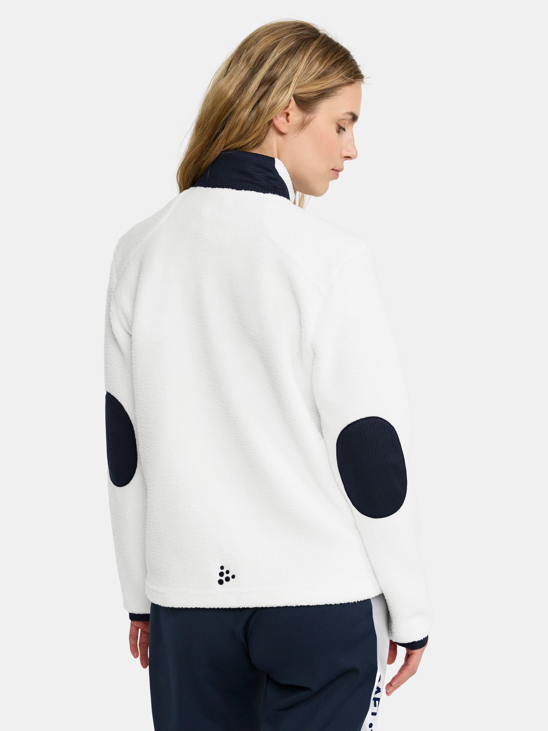 Craft Nor Explore Pile Fleece Jacket Womens White/Blaze