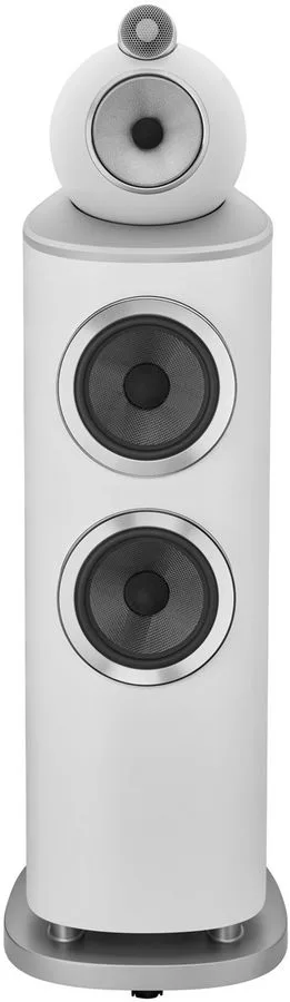 B&W 803 D4 Blanc satin (la paire) Enceintes colonne