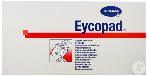 Hartmann Eycopad Compresses Ophtalmiques Non Stériles 56x70mm Pièces 50 (4156503)