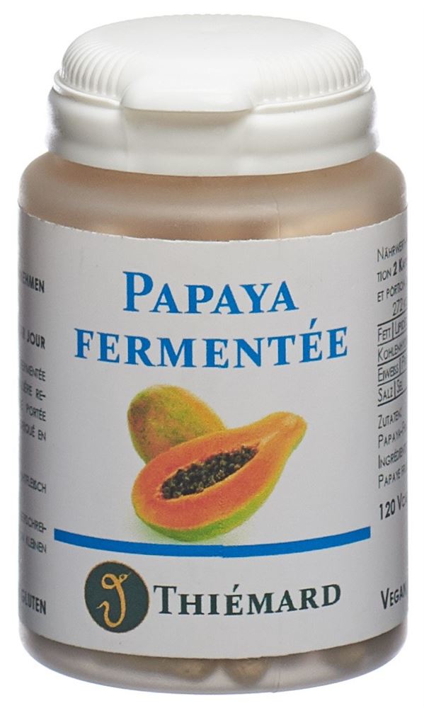 Thiémard Papaya 250 mg<br>120 Stück, Kapsel, fermentiert