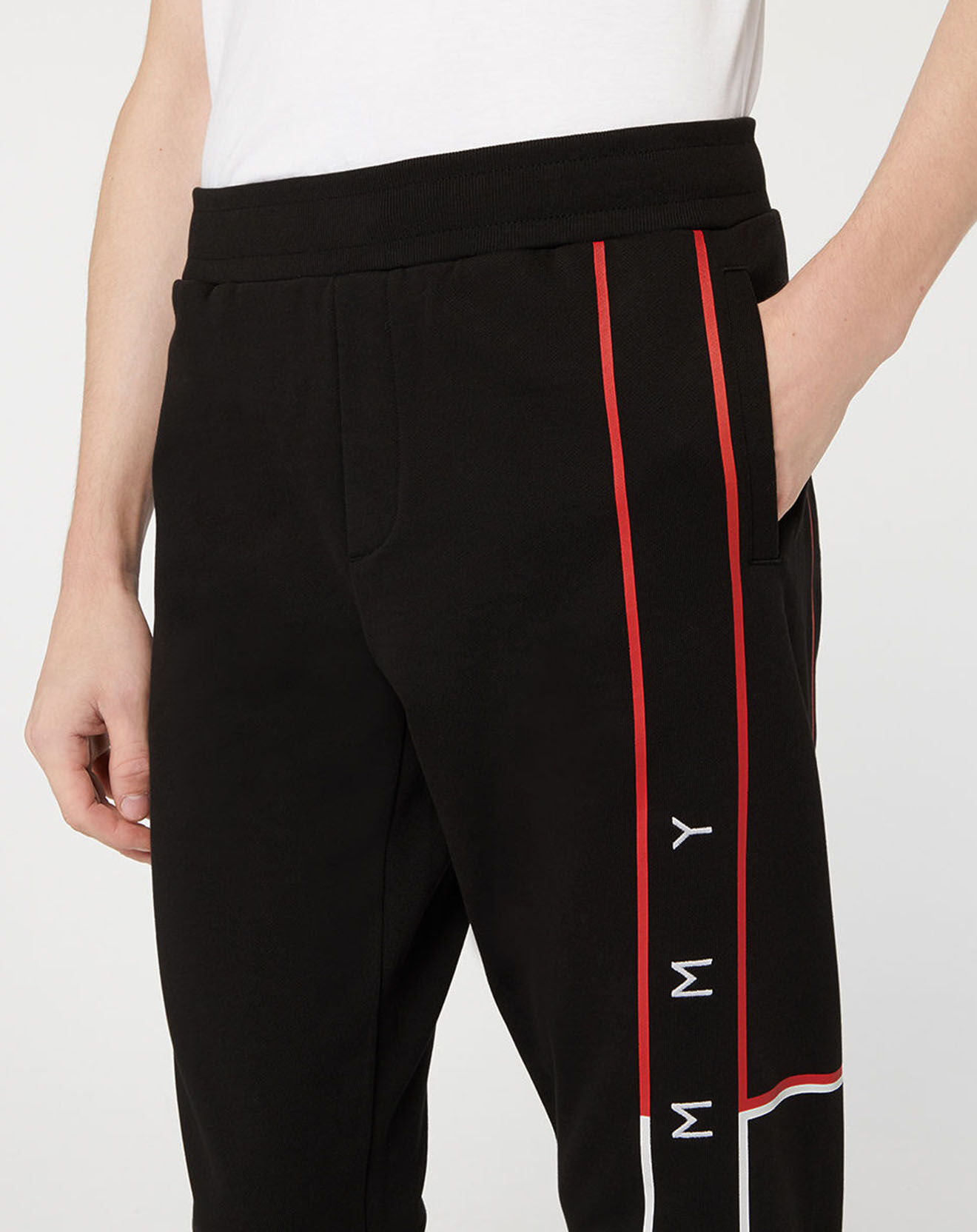 Tommy Hilfiger Jogging Regular Large Rwb Flag noir