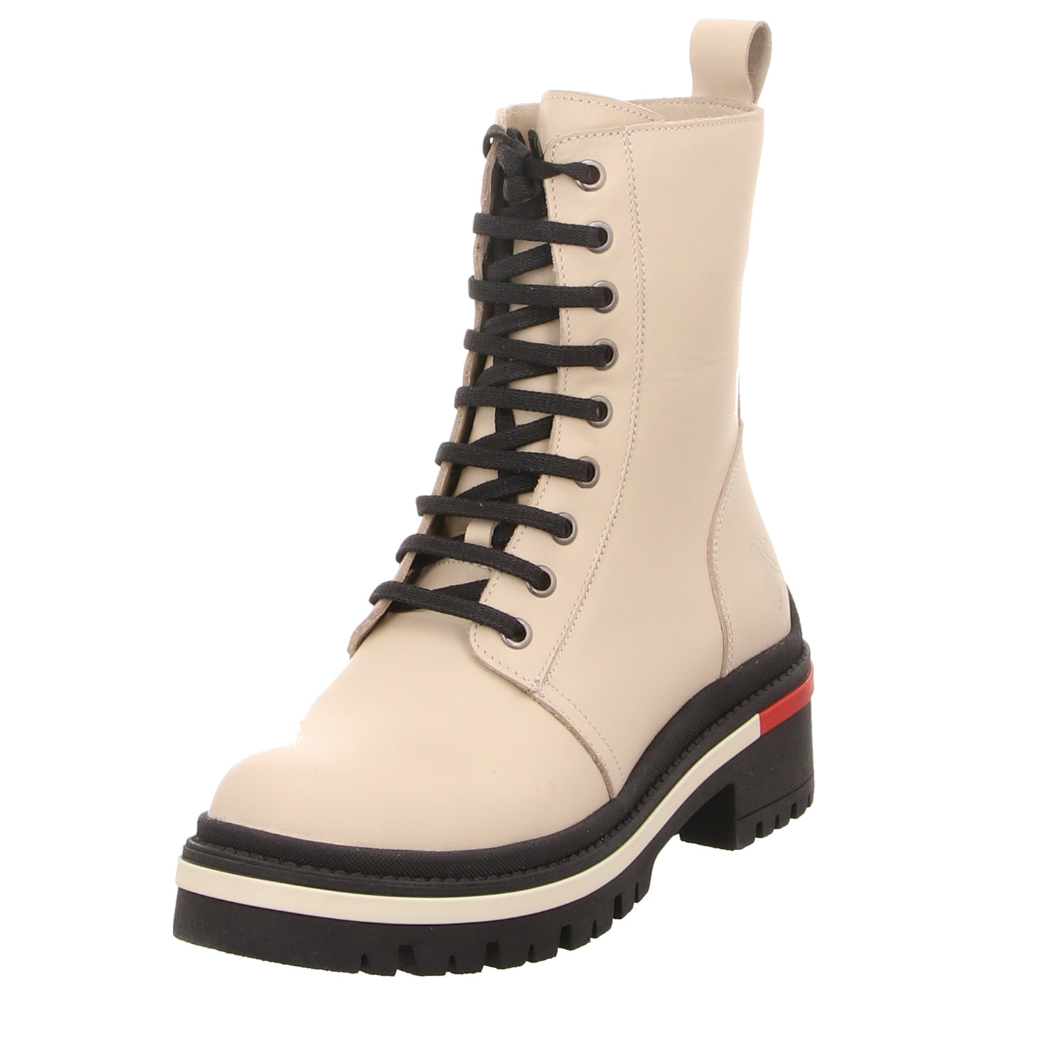 2 GO Shoes Schnür-Stiefelette beige