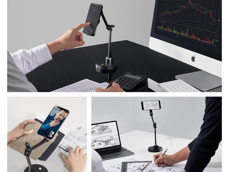 IPEVO Uplift Magnetic Mehrgelenkiger Arm für iPhones der Reihe 12 und höher