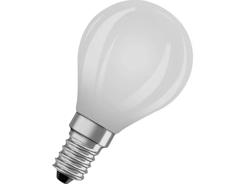 OSRAM LED SUPERSTAR - LED-filament-lyspære - form: P45 - matteret finish - E14 - 6.5 W (tilsvarende 60 W) - klasse E - varmt hvidt lys - 2700 K
