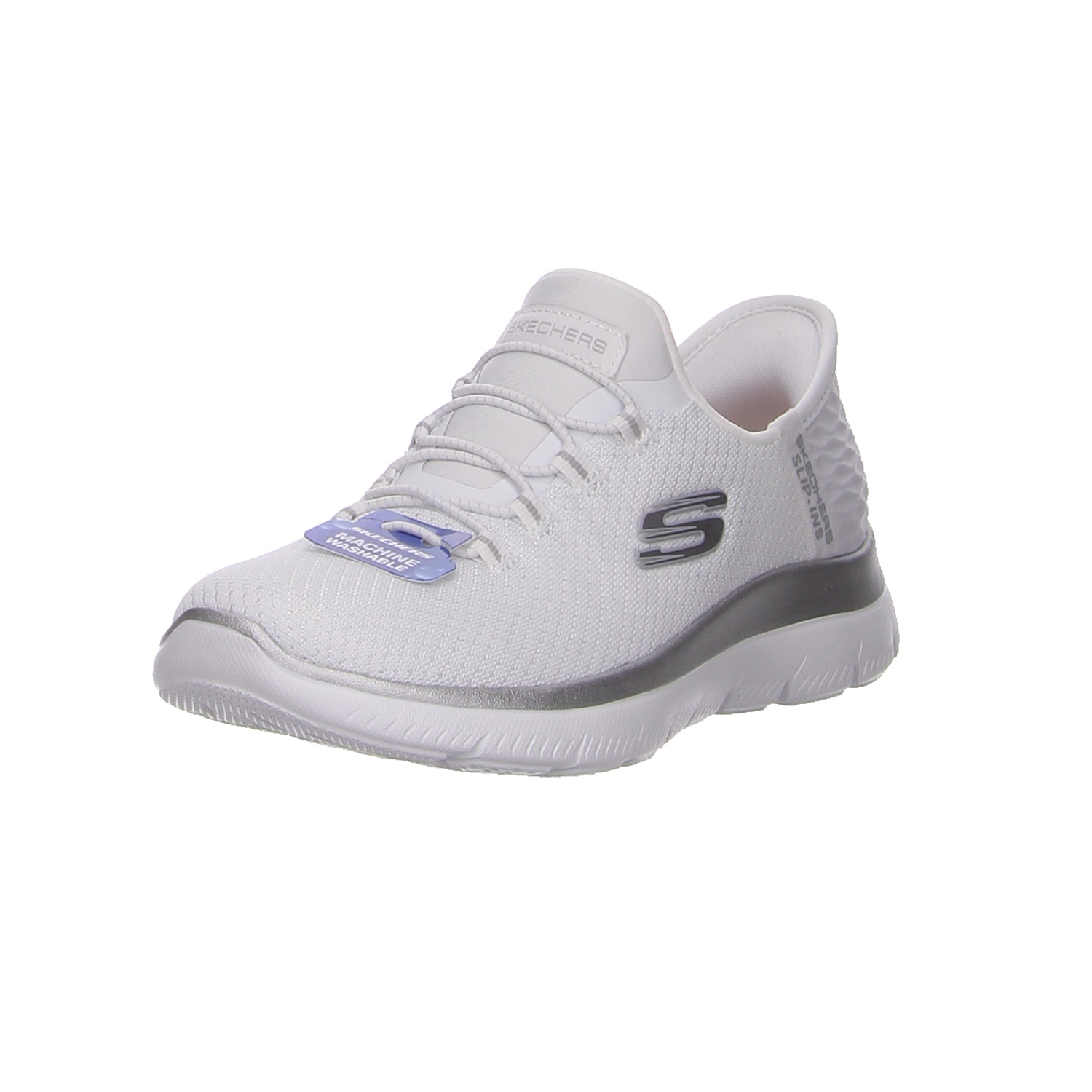 Skechers Slip In weiß weiss/weiss kombi