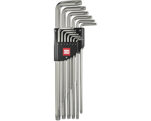 TORX® hoekschroevendraaierset 13-delig, TX5-50 — Made in Germany (INBUS® 74216)