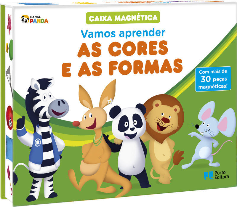 Canal Panda - Vamos Aprender as Cores e as Formas Caixa Magnética
