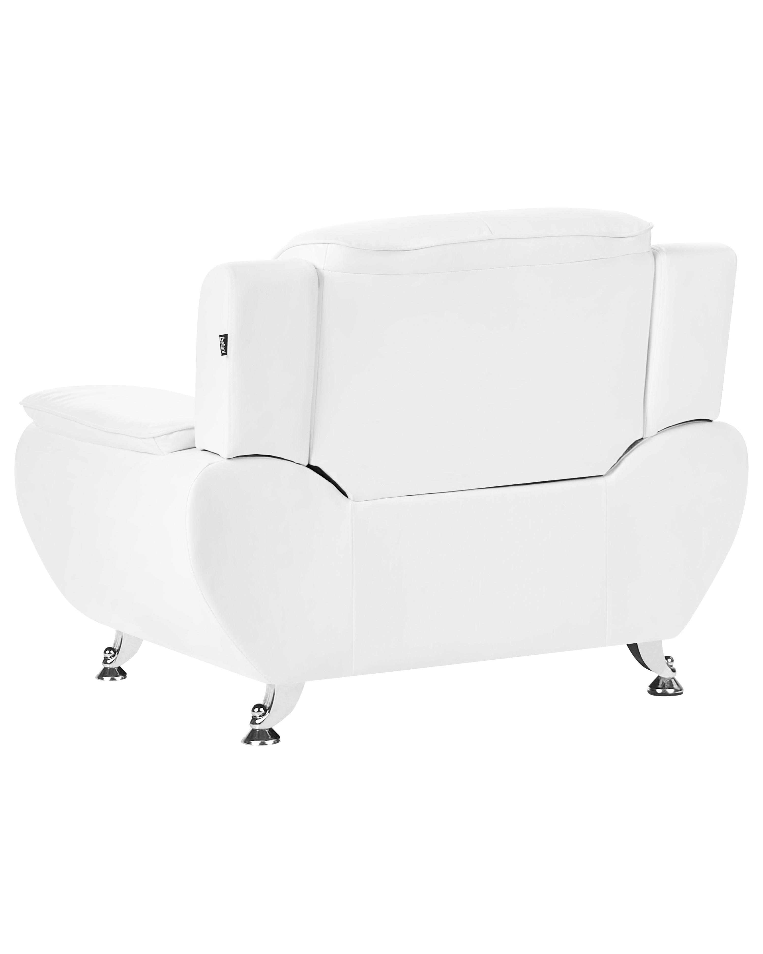 Fauteuil LEIRA Kunstleer Wit