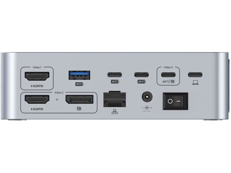 LMP Dockingstation USB4 Super Dock 2 15-Port USB4 Dockingstation mit Aluminiumgehäuse