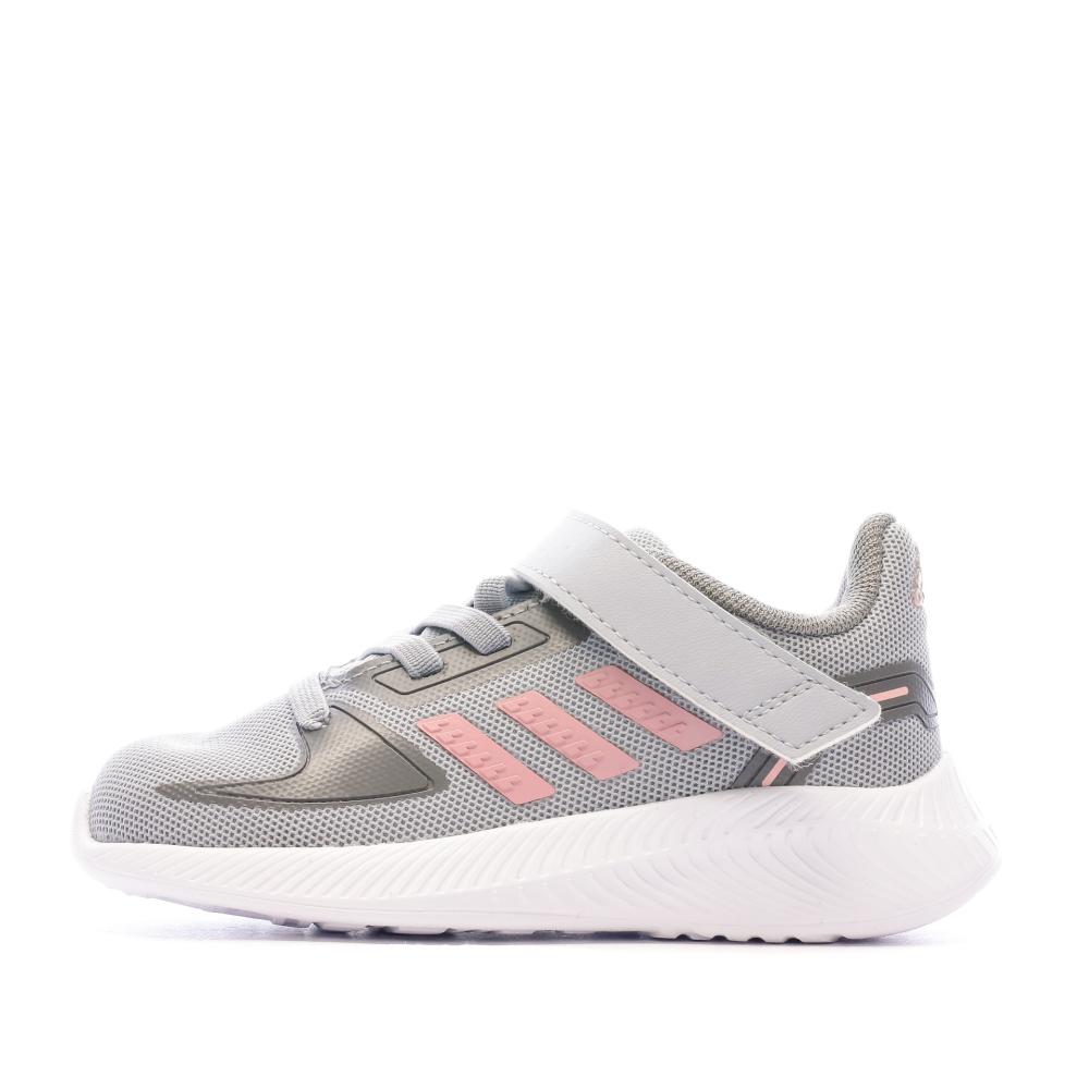 Adidas Baskets Grises Fille Adidas Runfalcon 2.0