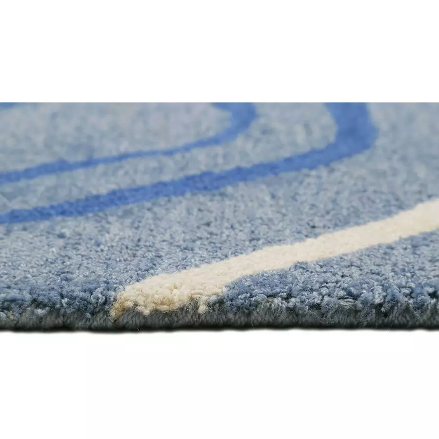 Esprit Kurzflorteppich Drive hellblau