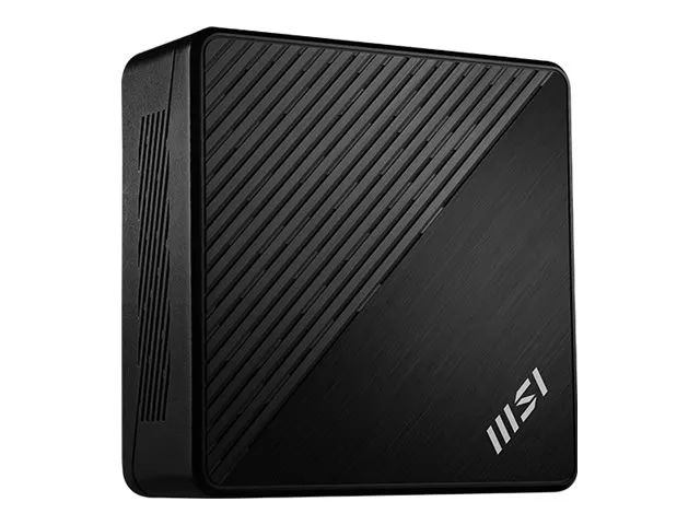 MSI Cubi N ADL S 226BEU - Barebone - mini PC 1 x N-series N200 / op til 3.7 GHz - RAM 0 GB - UHD Graphics - Gigabit Ethernet - sort
