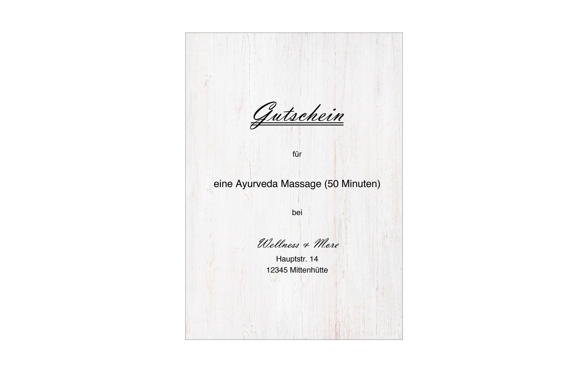 Motivpapier Holz A4, 200 g, 50 Blatt, WeissIdeal zum Bedrucken